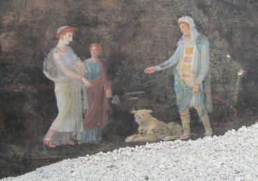 Parco Archeologico di Pompei. Salone decorato con soggetti ispirati alla guerra di Troia. Foto: Pompeii Sites.