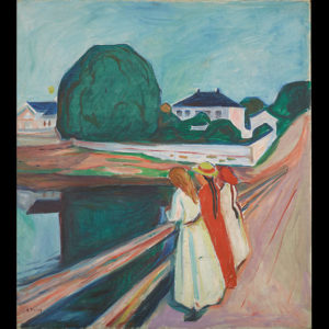 Edvard Munch, The Girls on the Bridge, 1927. Photo: MUNCH